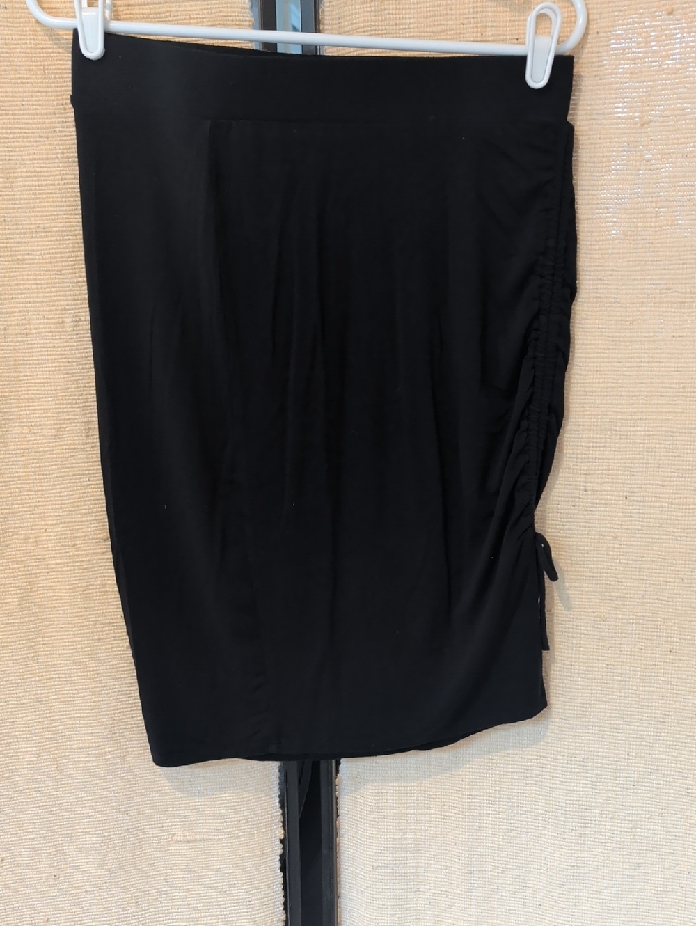 Maurices Black Side-Ruched Pencil Skirt